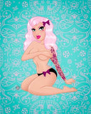 Black Market Art Company Tattoo Honey Print - Black Market Art Company - Flyclothing LLC