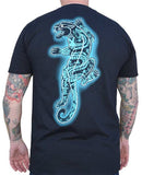 Black Market Art Company Tattooed Panther Men's T-Shirt - Black Market Art Company - Flyclothing LLC
