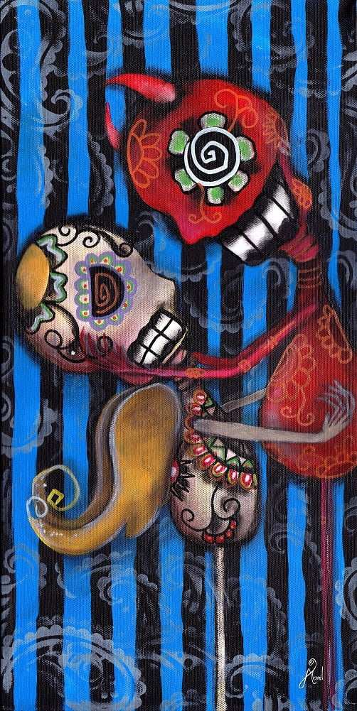 Black Market Art Company Temptation Devil Print - Black Market Art Company - Flyclothing LLC