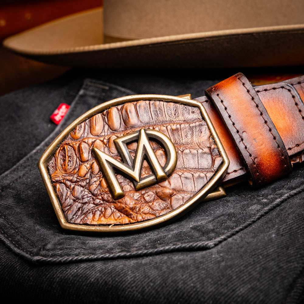 Texas Belt Aged Maple - Marco Di Milano - Flyclothing LLC