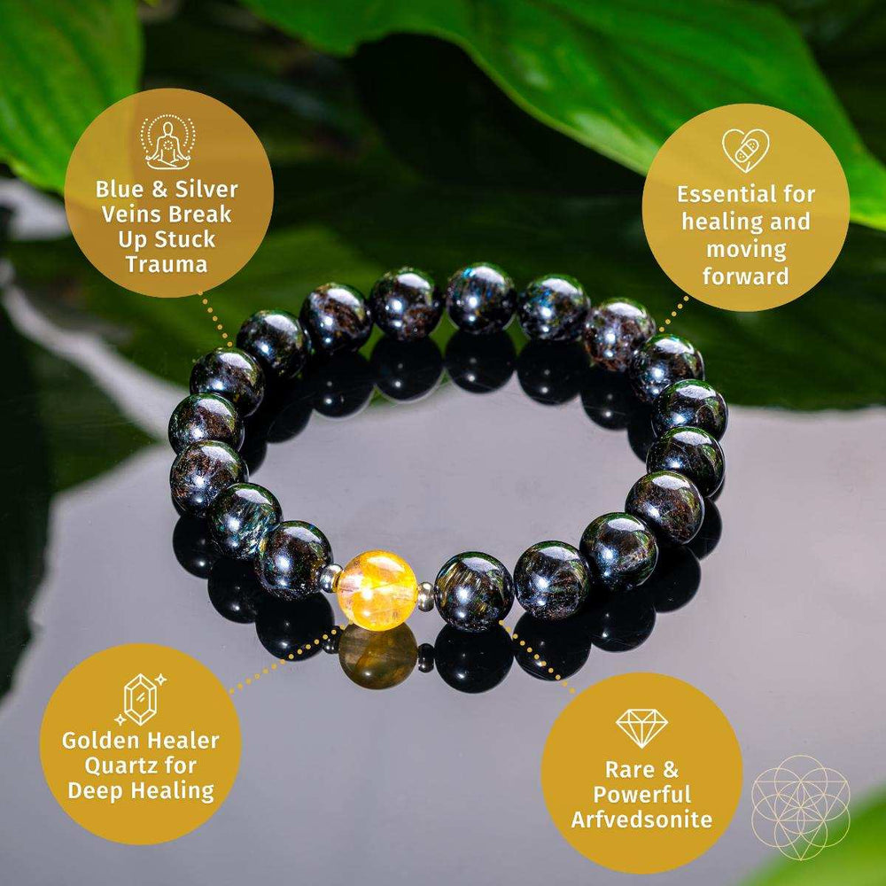 The Arfvedsonite Deep Healing Bracelet - Conscious Items - Flyclothing LLC