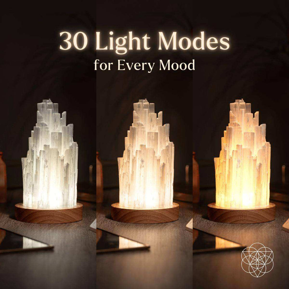 The Cleanse-All Selenite Lamp - 2 Pounds of Healing Power - Conscious Items - Flyclothing LLC