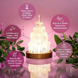 The Clear Quartz Manifestation Tower Lamp - Conscious Items - Flyclothing LLC