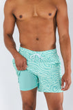 The Water Park | Neon Abstract Line Ball Hammock® Pouch 5" Swim Trunks - Shinesty - Flyclothing LLC