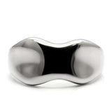 TK033 - High polished (no plating) Stainless Steel Ring with No Stone - Alamode - Flyclothing LLC
