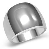 TK034 - High polished (no plating) Stainless Steel Ring with No Stone - Alamode - Flyclothing LLC