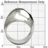 TK036 - High polished (no plating) Stainless Steel Ring with No Stone - Alamode - Flyclothing LLC