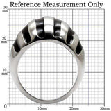 TK038 - High polished (no plating) Stainless Steel Ring with No Stone - Alamode - Flyclothing LLC