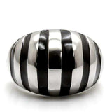 TK038 - High polished (no plating) Stainless Steel Ring with No Stone - Alamode - Flyclothing LLC