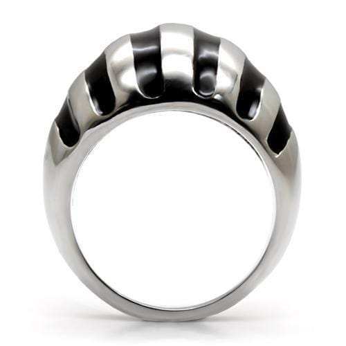 TK038 - High polished (no plating) Stainless Steel Ring with No Stone - Alamode - Flyclothing LLC