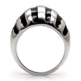 TK038 - High polished (no plating) Stainless Steel Ring with No Stone - Alamode - Flyclothing LLC
