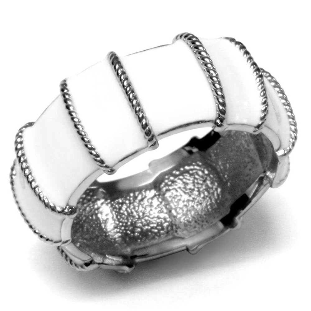 TK039 - High polished (no plating) Stainless Steel Ring with No Stone - Alamode - Flyclothing LLC