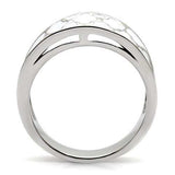 TK041 - High polished (no plating) Stainless Steel Ring with No Stone - Alamode - Flyclothing LLC