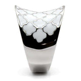 TK041 - High polished (no plating) Stainless Steel Ring with No Stone - Alamode - Flyclothing LLC