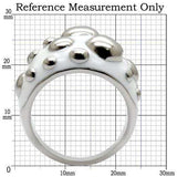 TK042 - High polished (no plating) Stainless Steel Ring with No Stone - Alamode - Flyclothing LLC