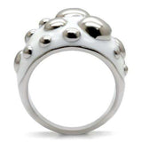 TK042 - High polished (no plating) Stainless Steel Ring with No Stone - Alamode - Flyclothing LLC