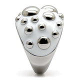 TK042 - High polished (no plating) Stainless Steel Ring with No Stone - Alamode - Flyclothing LLC