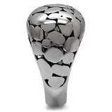 TK048 - High polished (no plating) Stainless Steel Ring with No Stone - Alamode - Flyclothing LLC