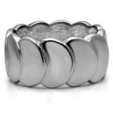 TK049 - High polished (no plating) Stainless Steel Ring with No Stone - Alamode - Flyclothing LLC