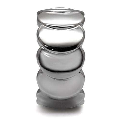 TK049 - High polished (no plating) Stainless Steel Ring with No Stone - Alamode - Flyclothing LLC