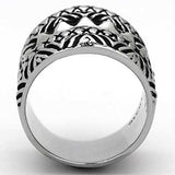 TK1008 - High polished (no plating) Stainless Steel Ring with No Stone - Alamode - Flyclothing LLC