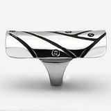 TK1010 - High polished (no plating) Stainless Steel Ring with No Stone - Alamode - Flyclothing LLC