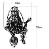 TK1012 - High polished (no plating) Stainless Steel Ring with No Stone - Alamode - Flyclothing LLC