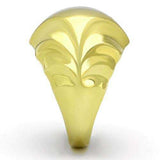 TK1026 - IP Gold(Ion Plating) Stainless Steel Ring with No Stone - Alamode - Flyclothing LLC