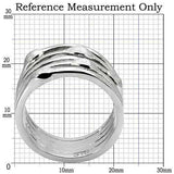 TK106 - High polished (no plating) Stainless Steel Ring with No Stone - Alamode - Flyclothing LLC