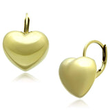 TK1128 - IP Gold(Ion Plating) Stainless Steel Earrings with No Stone - Alamode - Flyclothing LLC
