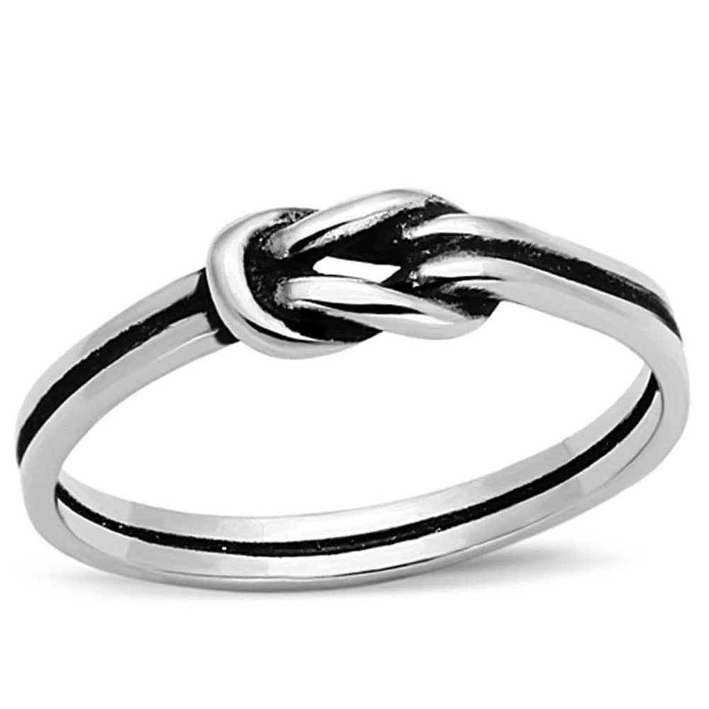 TK1239 - High polished (no plating) Stainless Steel Ring with No Stone - Alamode - Flyclothing LLC