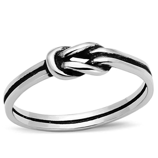 TK1239 - High polished (no plating) Stainless Steel Ring with No Stone - Alamode - Flyclothing LLC
