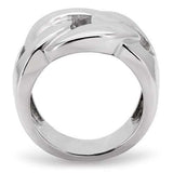 TK131 - High polished (no plating) Stainless Steel Ring with No Stone - Alamode - Flyclothing LLC