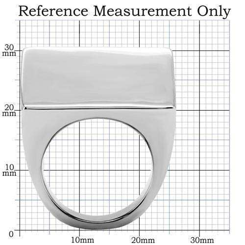 TK134 - High polished (no plating) Stainless Steel Ring with No Stone - Alamode - Flyclothing LLC