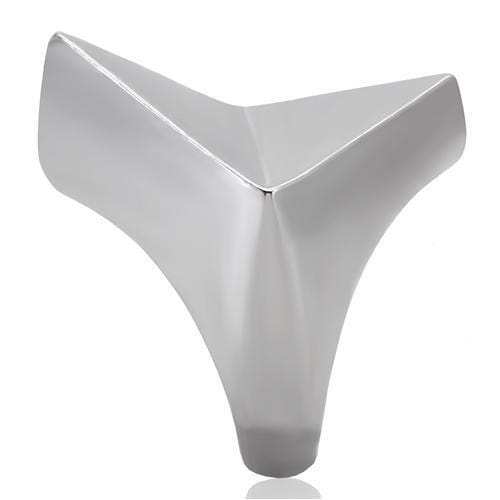 TK136 - High polished (no plating) Stainless Steel Ring with No Stone - Alamode - Flyclothing LLC