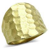 TK1383 - IP Gold(Ion Plating) Stainless Steel Ring with No Stone - Alamode - Flyclothing LLC