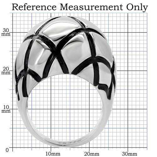 TK139 - High polished (no plating) Stainless Steel Ring with No Stone - Alamode - Flyclothing LLC