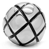 TK139 - High polished (no plating) Stainless Steel Ring with No Stone - Alamode - Flyclothing LLC