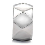 TK142 - High polished (no plating) Stainless Steel Ring with No Stone - Alamode - Flyclothing LLC