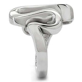 TK152 - High polished (no plating) Stainless Steel Ring with No Stone - Alamode - Flyclothing LLC