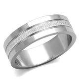 TK1668 - High polished (no plating) Stainless Steel Ring with No Stone - Alamode - Flyclothing LLC