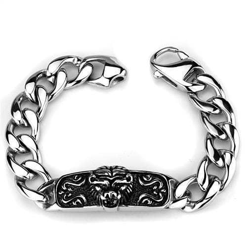 TK1978 - High polished (no plating) Stainless Steel Bracelet with No Stone - Alamode - Flyclothing LLC