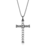 TK1993 - High polished (no plating) Stainless Steel Necklace with No Stone - Alamode - Flyclothing LLC
