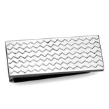 TK2087 - High polished (no plating) Stainless Steel Money clip with No Stone - Alamode - Flyclothing LLC