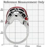 TK210 - High polished (no plating) Stainless Steel Ring with No Stone - Alamode - Flyclothing LLC