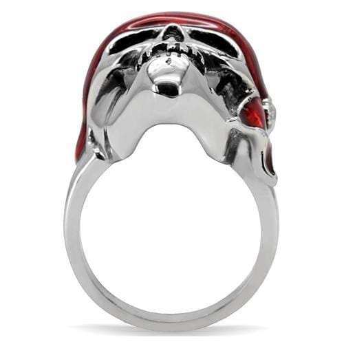 TK210 - High polished (no plating) Stainless Steel Ring with No Stone - Alamode - Flyclothing LLC