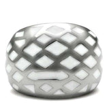 TK216 - High polished (no plating) Stainless Steel Ring with No Stone - Alamode - Flyclothing LLC