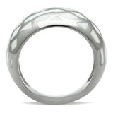 TK216 - High polished (no plating) Stainless Steel Ring with No Stone - Alamode - Flyclothing LLC