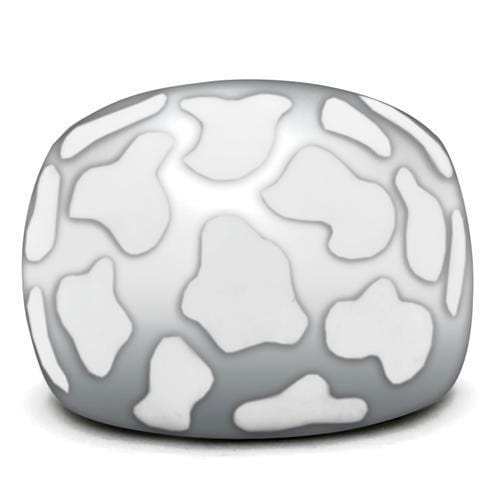 TK217 - High polished (no plating) Stainless Steel Ring with No Stone - Alamode - Flyclothing LLC