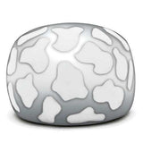 TK217 - High polished (no plating) Stainless Steel Ring with No Stone - Alamode - Flyclothing LLC